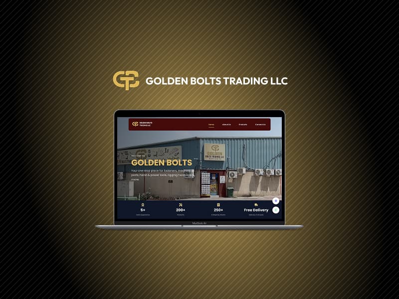 Golden Bolts Trading LLC — Responsive Company Website